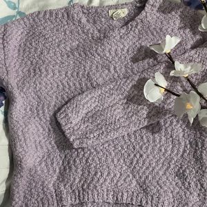Yes Lola Lavender Cozy Sweater